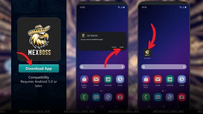 Instalar MEXBOSS App Android